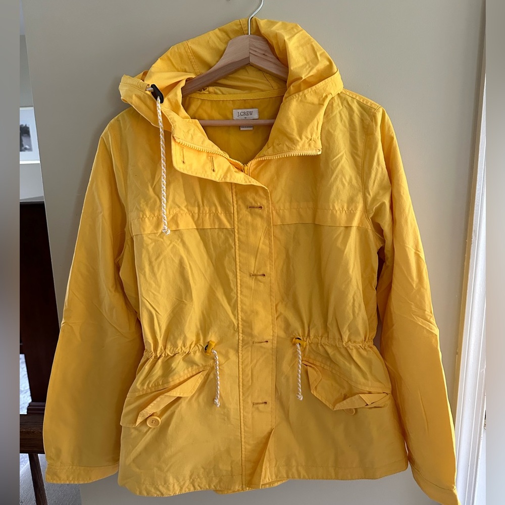 JCrew medium yellow jacket